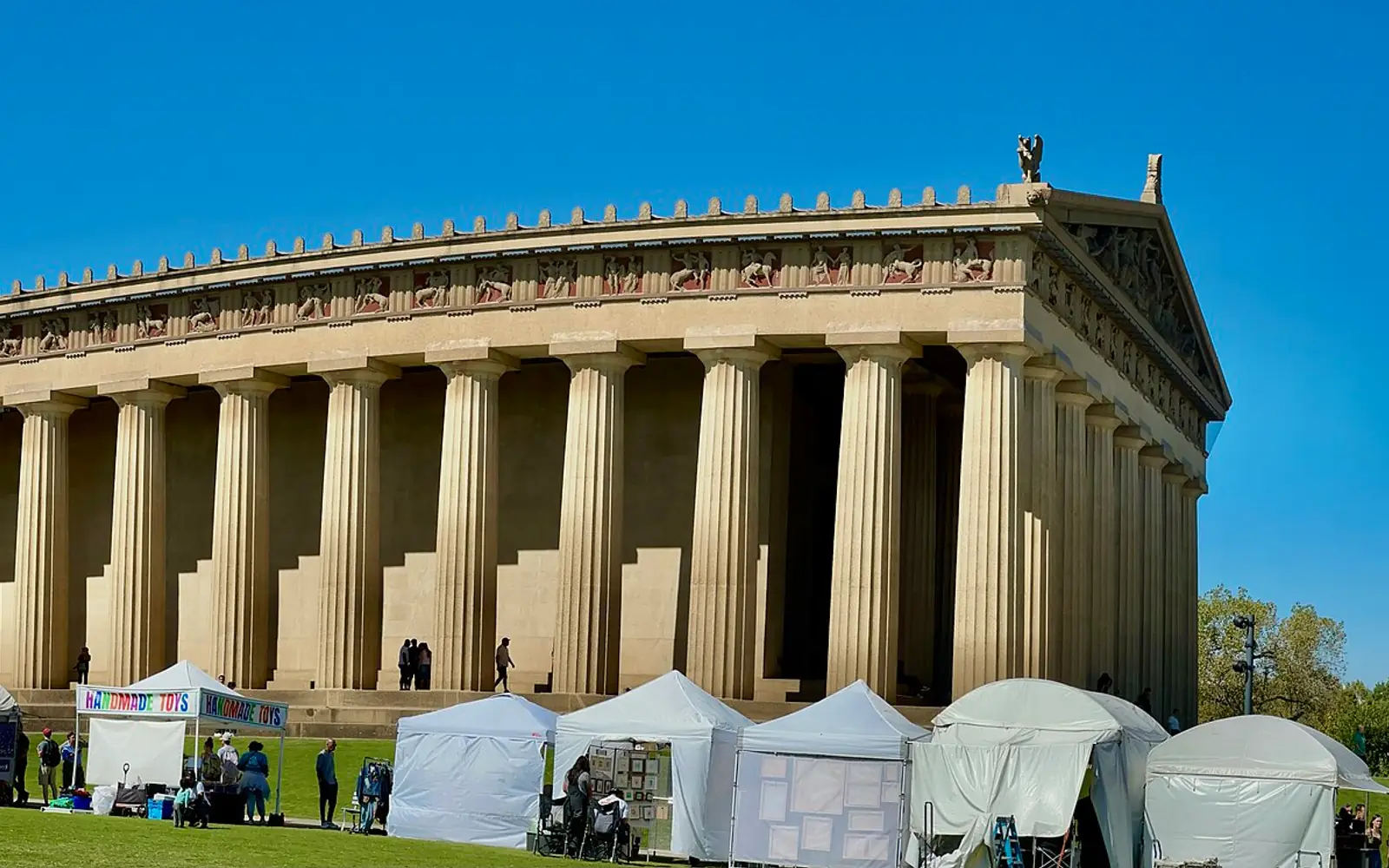 The Parthenon replica in Centennial Park, Nashville